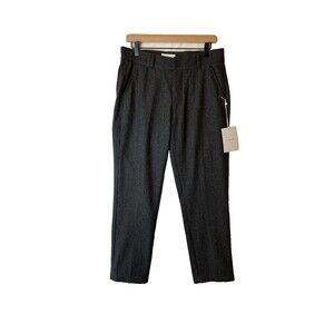 NWT I Love Ugly Slim Kobe Pant Cropped/Tall Mens Med Wool Charcoal Houndstooth